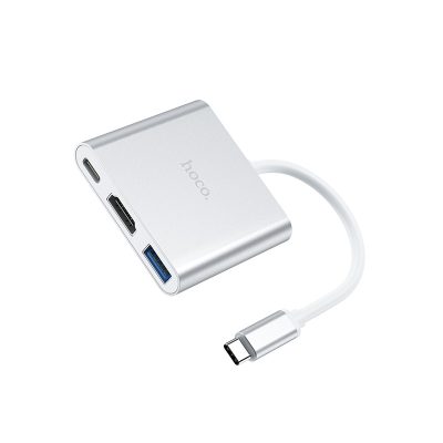 Hoco HB14 Easy use 3-in-1 USB Type-C Hub for USB3.0+HDMI+PD
