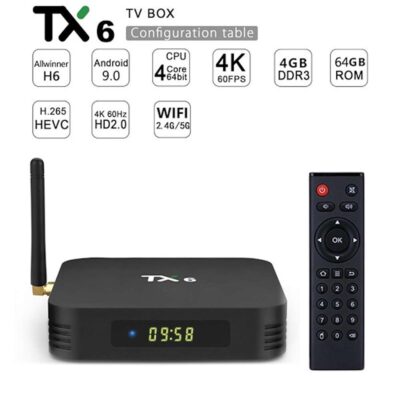 TX6 Smart Android TV Box 4GB/32GB