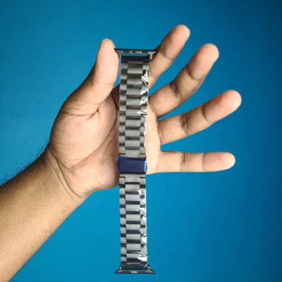 45mm Metal Strap For Smartwatch – Silver Color
