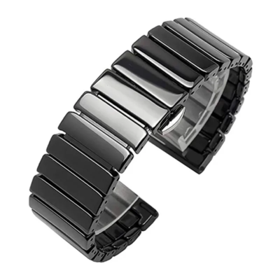22mm Ceramic strap for smartwatch – Black