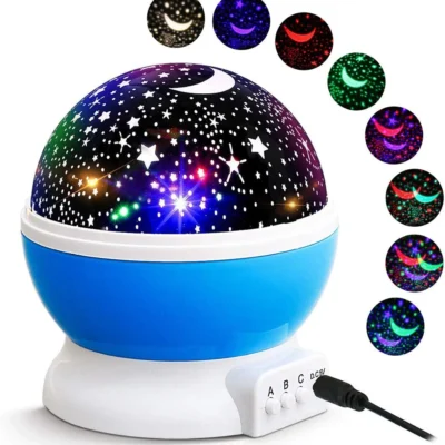 Star Master Dream Rotating Projection Lamp – Blue Color