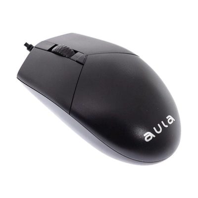 Aula AM104 Wired  Mouse- Black Color